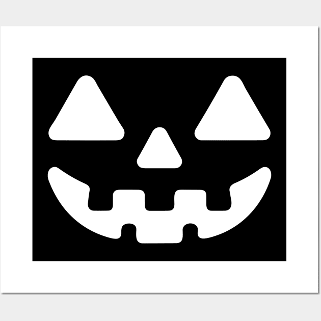 Jack o Lantern Pumpkin Face Wall Art by Francois Ringuette